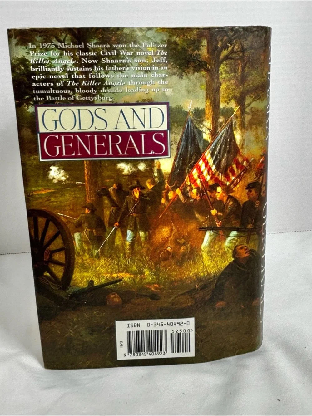 Gods and Generals Hardcover - Red, Green, Brown Cover